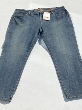 Bitten Sarah Jessica Parker Sz 8R Ankle Zip Crop Jeans NWT